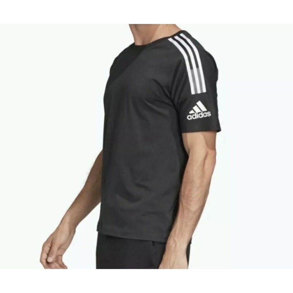 NEW MEN'S ADIDAS ORIGINALS ZNE Z.N.E. 3 STRIPES TEE SHIRT FL3988 Size Small